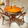 Adera CurveBack Dining Set – 6-Seater Harmony