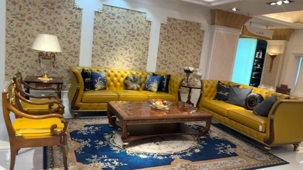 Classic Luxury Sofa Set – Handcrafted Elegance