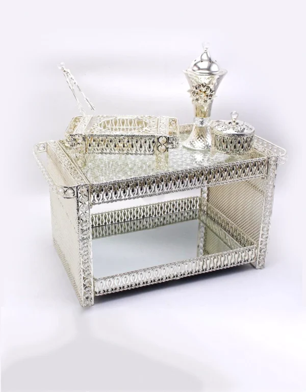 Handcrafted Coffee Ceremony Rekebot – Silver Elegance Collection